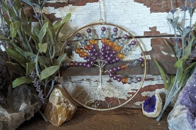 Purple and Orange Large Tree of Life